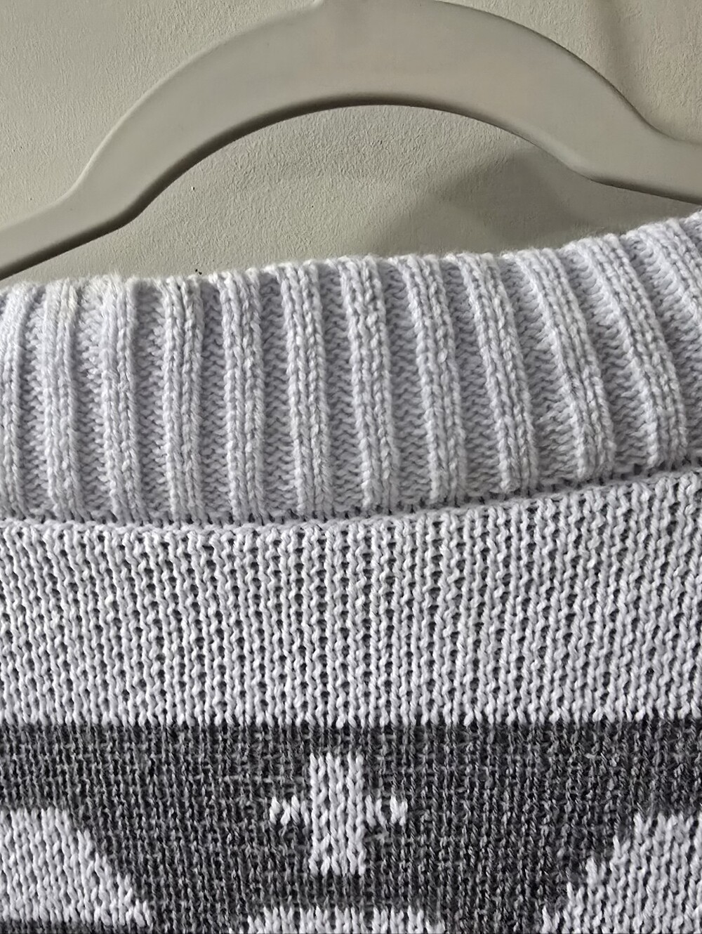 Gray Patterned Women's Sweater - Picture 9 of 9